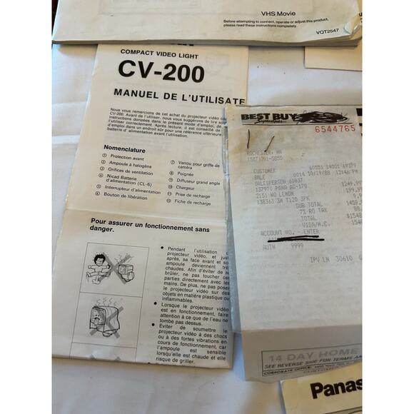 Panasonic AF Piezo VHS Video Recorder Reporter Movie Camera AG-160 Case EXTRAs - Picture 15 of 16